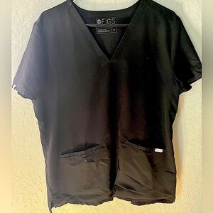 Figs XL women’s Casma black scrub top